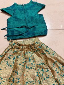 Girls blue lehenga
