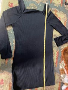 Sweater Cold Shoulder Dress