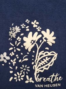Van Heusen Navy Blue T-Shirt