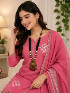 Ethnic Necklace and Earrings Set