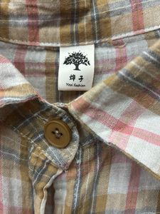 Cropped Plaid Shirt