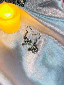 Evil Eye Sun Earrings