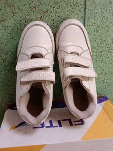 White Velcro Sneakers