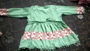 Green Ethnic top with Print