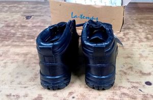 La-temps Black Leather Boots