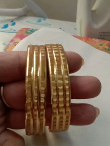 Women Bangles Gold Polish Bangle