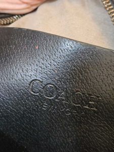 Coach Signature Monogram Satchel Bag