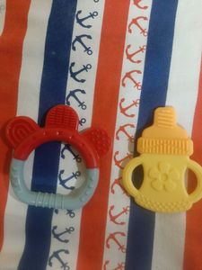 Baby silicone Teether 2no's