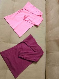 offer now Cute Girls' Long Sleeve Tops (2 Pack)