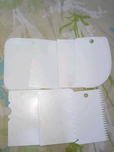 8pc scrapers for cake decor