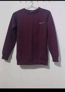 Burgundy and sea blue Sweatshirt combo