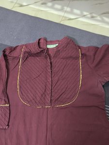 Elegant Maroon Kurta