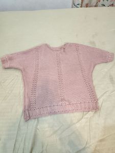Chic Pink Knit Sweater