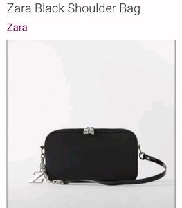 Zara Black Shoulder Bag