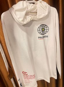 Highlander White Printed Hoodie