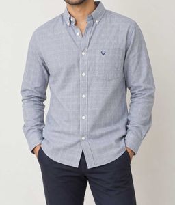 Men's Grey Checkered Shirt size 40