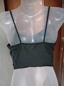 Black Dragon Print Crop Top