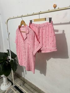Cute Heart Pajama Set