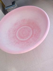Vintage Pink Plastic Basin larg size tube