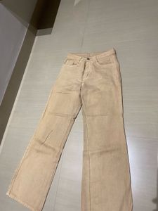 Stylish Tan Wide-Leg Pants