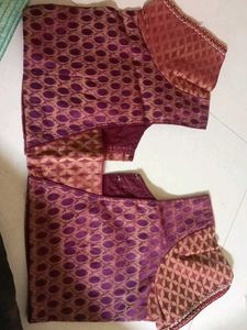 Designer Embroidered Silk Blend Blouse