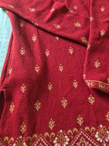 Rust woollen Kurta