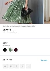Pleated METALLIC Maxi Skirt