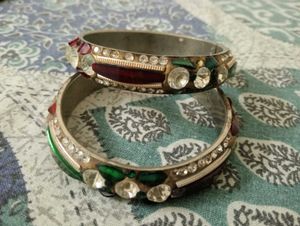 Stunning Embellished Bangles Set