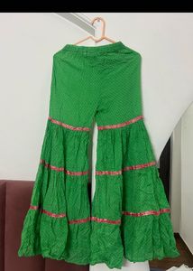 Green Sharara Suit Set
