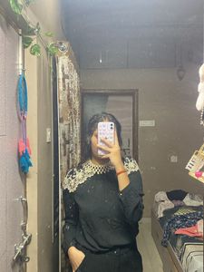 Designer Black Top