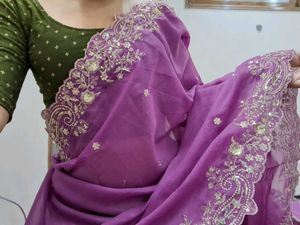 y2k chatpata embroidered saree