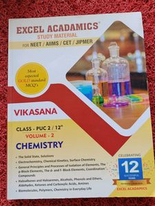 Excel Acadamics Chemistry Study Material