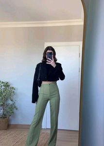 Soft Green Jeans