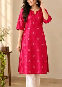 Beautiful Dark Pink Kurti - Size XXL