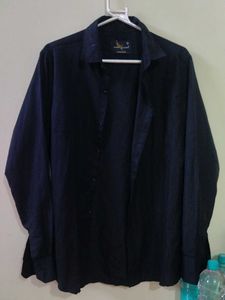 Men's Classic Black Full Sleeve Shirt