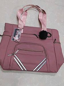 Stylish Pink Tote Bag