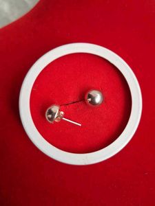 Classic Silver Ball Stud Earrings