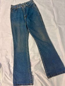 Vintage Blue Flare Jeans