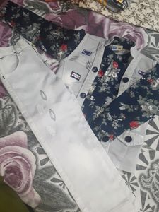 Boys Blue And Lavender  Jacket Suit..