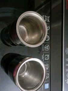 Set of 2 Stainless Steel Pots