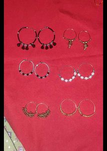 Assorted Hoop Earrings Collection