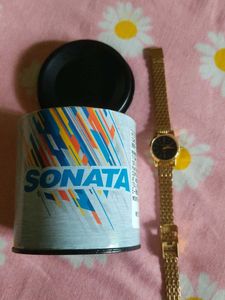 Sonata Astra Gold Watch