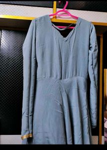 Blue Tiered Kurta Set
