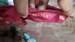 xxl full flared Red gold Printed Kurta