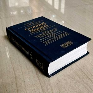Criminal Manual (Major Acts) by Mallick, Ed. 2019