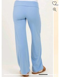 Light Blue Wide Leg Lounge Pants