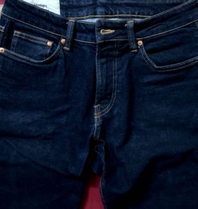 H&amp;M Dark Wash Straight Regular Fit Jeans