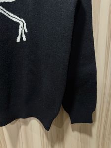Arc'teryx Skeleton Print Brand Logo Black Sweater