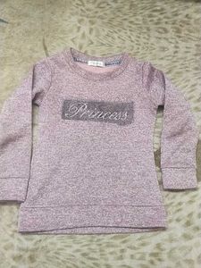 Beautiful Peach Colour T-shirt For 4 -7 Year Girl