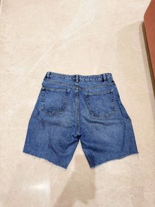 Distressed Denim Shorts